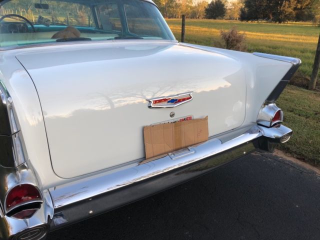 1957 Blue Chevrolet Bel Air/150/210 Coupe