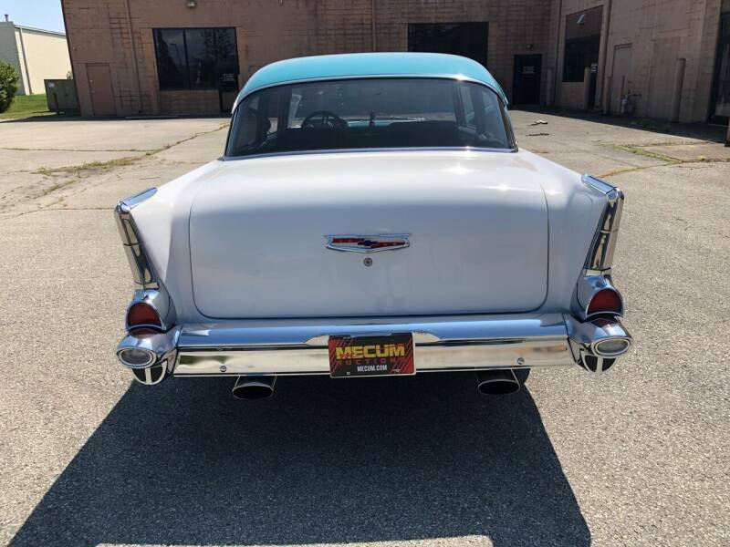 1957 TURQUOISE AND IVORY Chevrolet Bel Air/150/210 Sedan