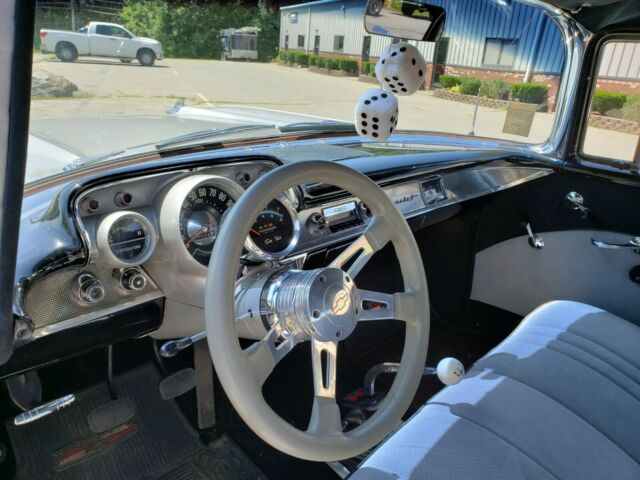1957 Silver Chevrolet Bel Air/150/210 Coupe