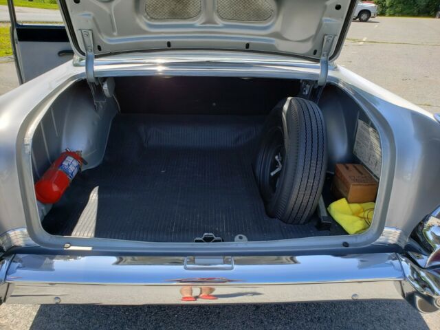 1957 Silver Chevrolet Bel Air/150/210 Coupe