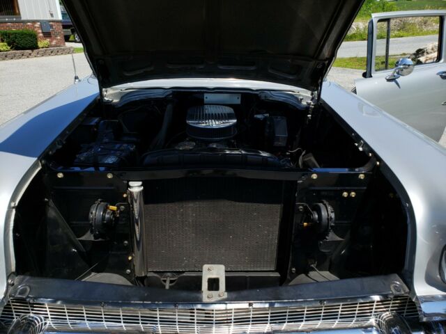 1957 Silver Chevrolet Bel Air/150/210 Coupe