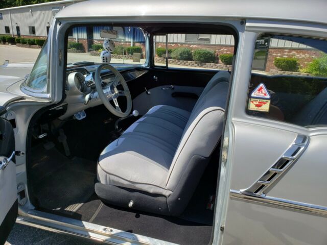 1957 Silver Chevrolet Bel Air/150/210 Coupe