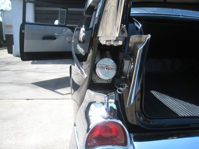 1957 Black Chevrolet Bel Air/150/210