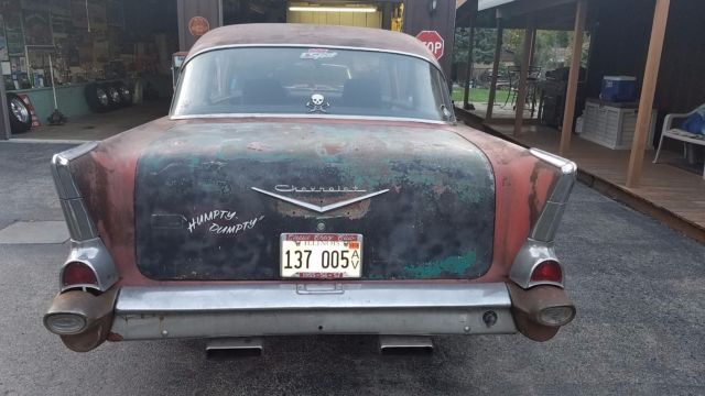 1957 Brown Chevrolet Bel Air/150/210