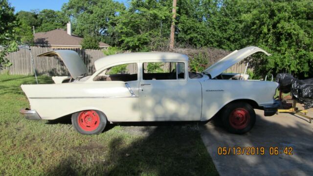 1957 Black Chevrolet Bel Air/150/210 150