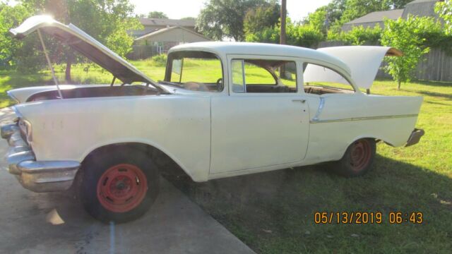 1957 Black Chevrolet Bel Air/150/210 150