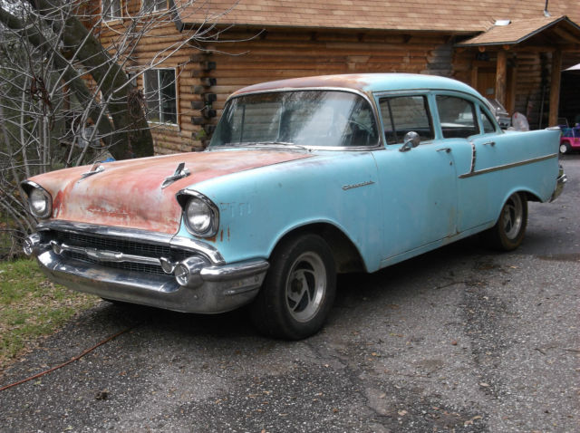 1957 BLACK Chevrolet Bel Air/150/210 150