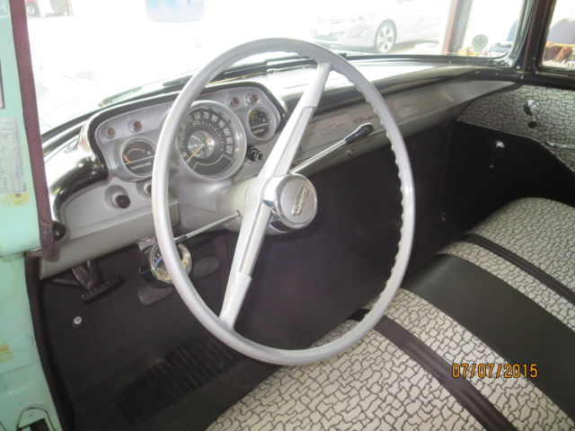 1957 Surf Green / Ivory Chevrolet Bel Air/150/210