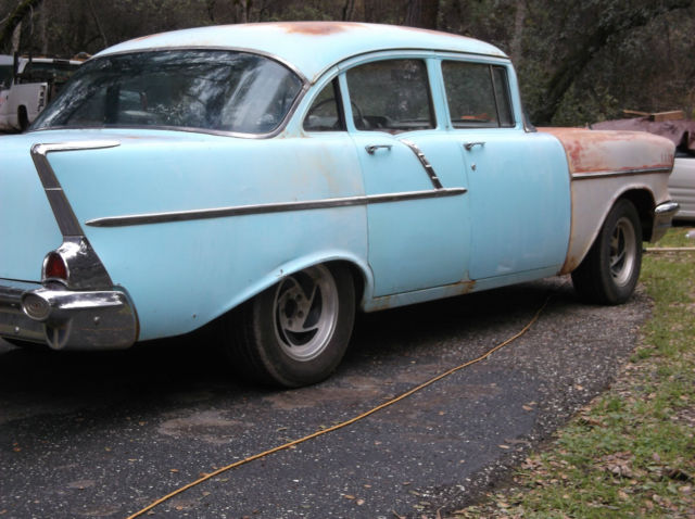 1957 BLACK Chevrolet Bel Air/150/210 150