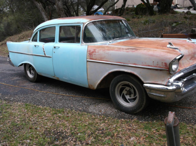 1957 BLACK Chevrolet Bel Air/150/210 150