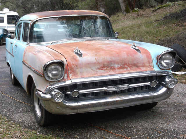 1957 BLACK Chevrolet Bel Air/150/210 150