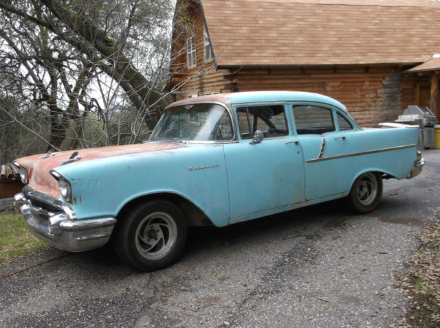 1957 BLACK Chevrolet Bel Air/150/210 150