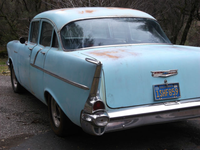 1957 BLACK Chevrolet Bel Air/150/210 150