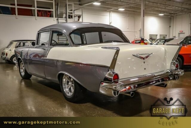 1957 Silver Chevrolet Bel Air/150/210 Coupe
