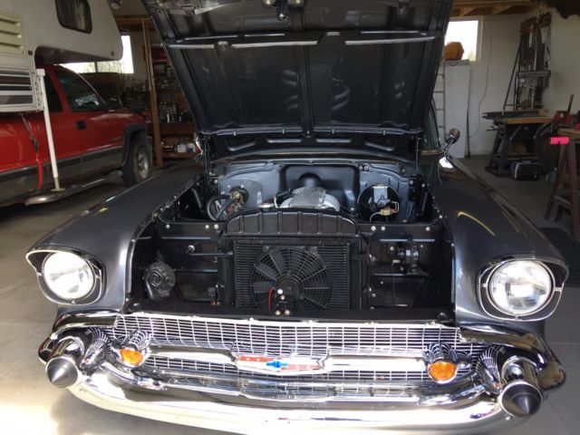 1957 Gray Chevrolet Bel Air/150/210 Sedan