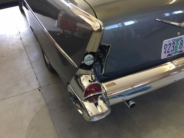 1957 Gray Chevrolet Bel Air/150/210 Sedan