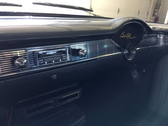 1957 Gray Chevrolet Bel Air/150/210 Sedan