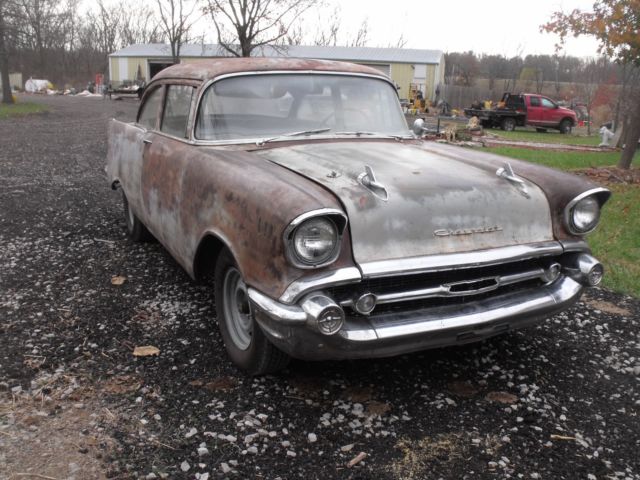 1957 Silver Chevrolet Bel Air/150/210 CHEVY 150