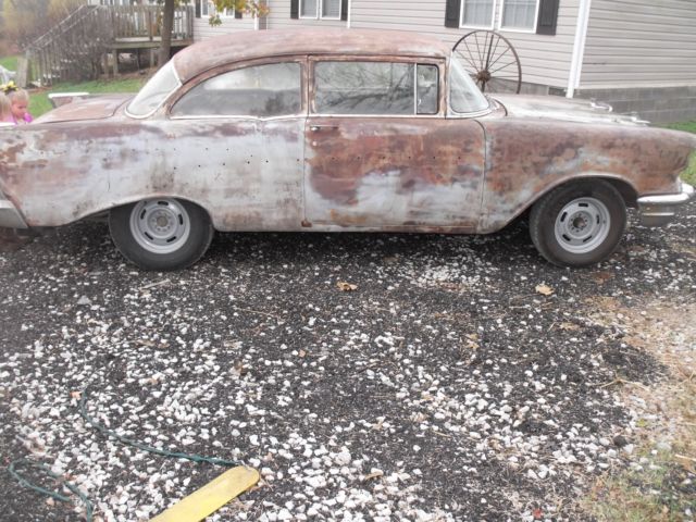 1957 Silver Chevrolet Bel Air/150/210 CHEVY 150