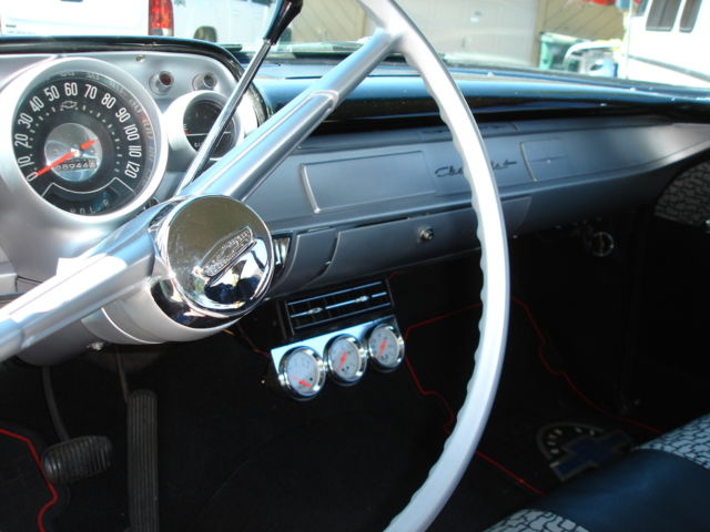 1957 Blue Chevrolet Bel Air/150/210