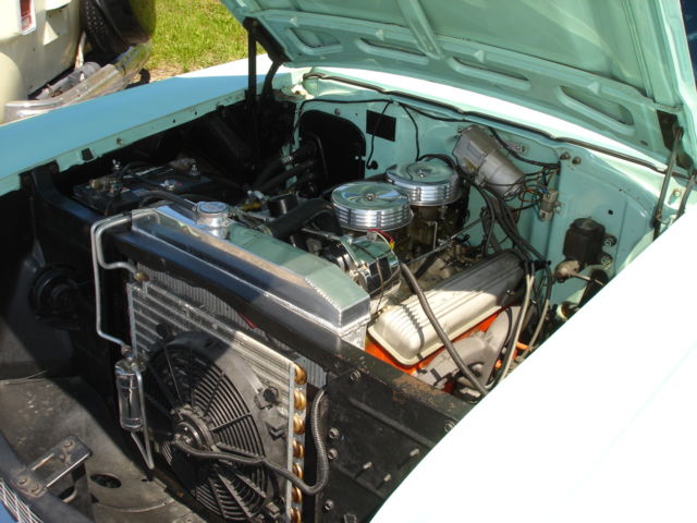 1957 Blue Chevrolet Bel Air/150/210