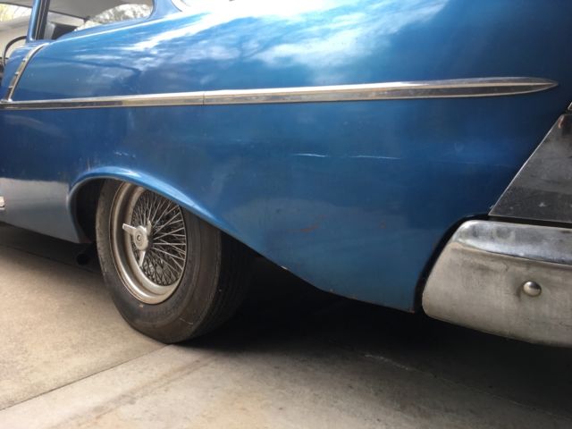 1957 Blue Chevrolet Bel Air/150/210 Sedan