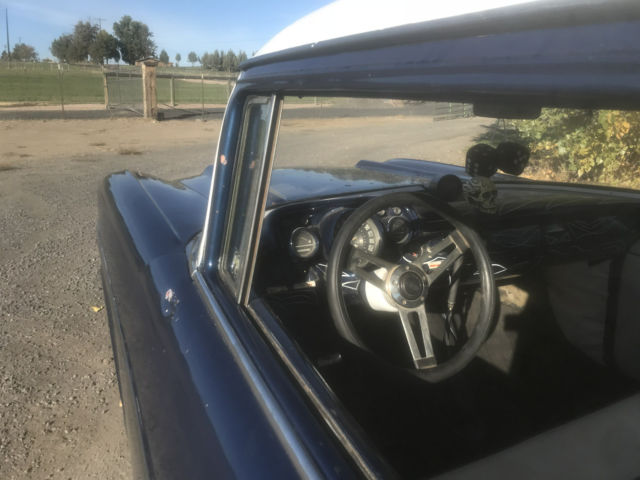 1957 Blue Chevrolet Bel Air/150/210 Sedan