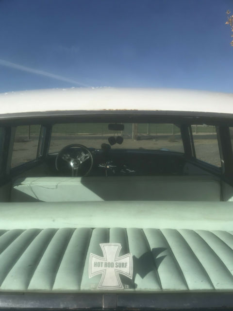 1957 Blue Chevrolet Bel Air/150/210 Sedan