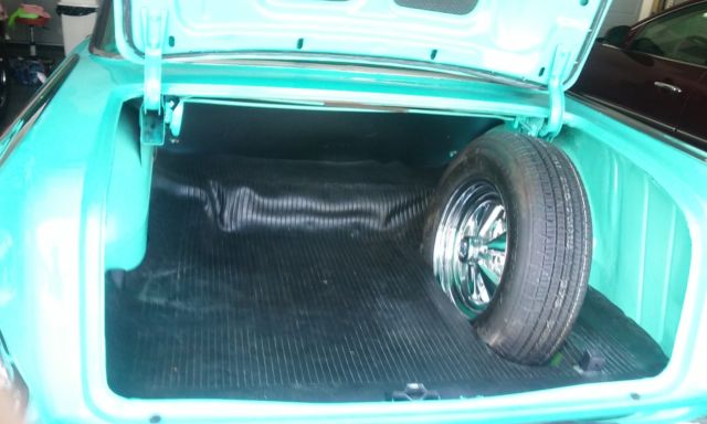 1957 Tropical Turquoise/India Ivory Chevrolet Bel Air/150/210 Two Door Hardtop