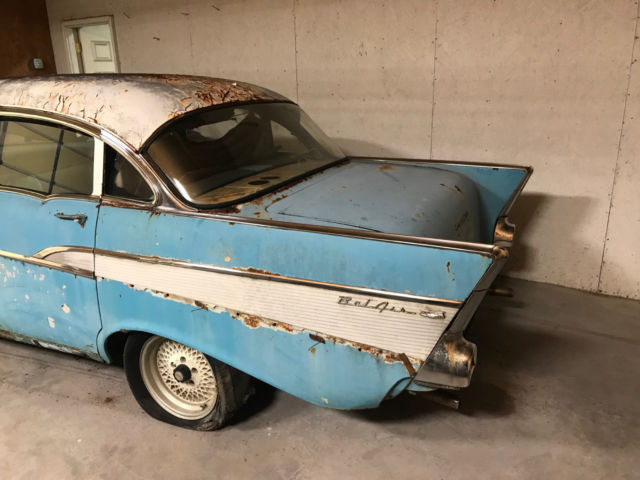 1957 Primer Chevrolet Bel Air/150/210 Coupe