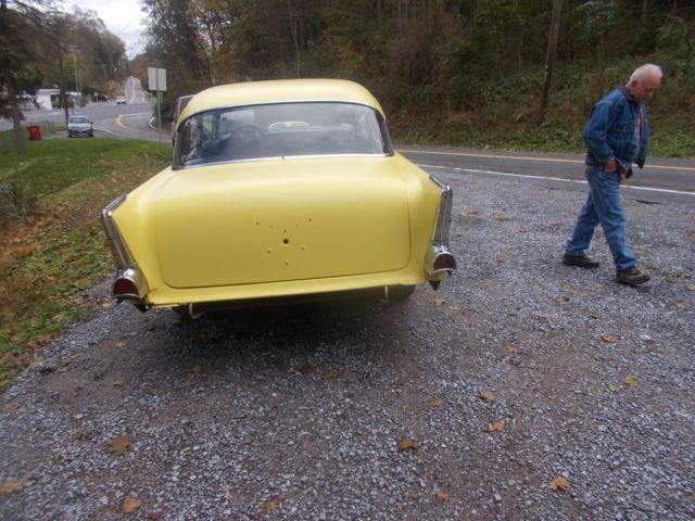 1957 Black Chevrolet Bel Air/150/210 Sedan