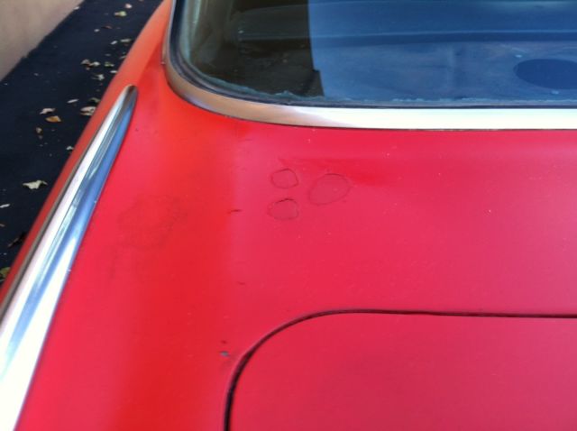 1957 Red Chevrolet Bel Air/150/210 2dr HT