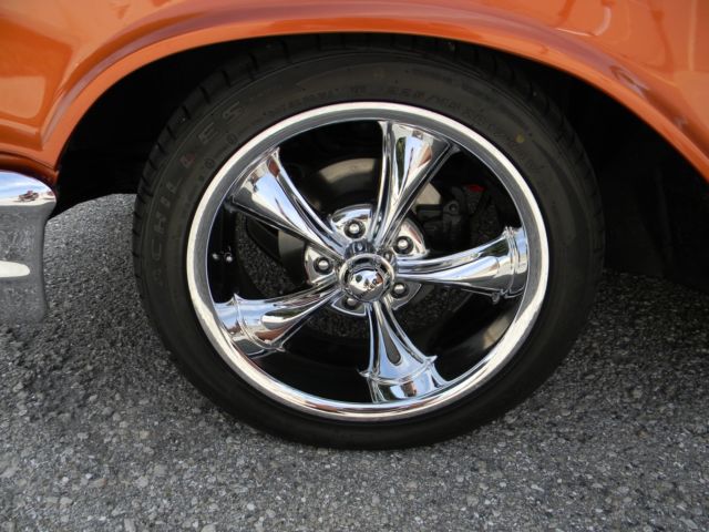 1957 Atomic orange Chevrolet Bel Air/150/210 Coupe