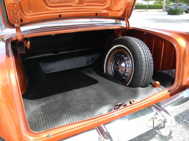1957 Atomic orange Chevrolet Bel Air/150/210 Coupe