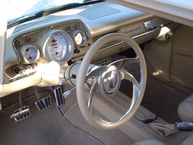 1957 Ivory Metallic Chevrolet Bel Air/150/210 Sedan