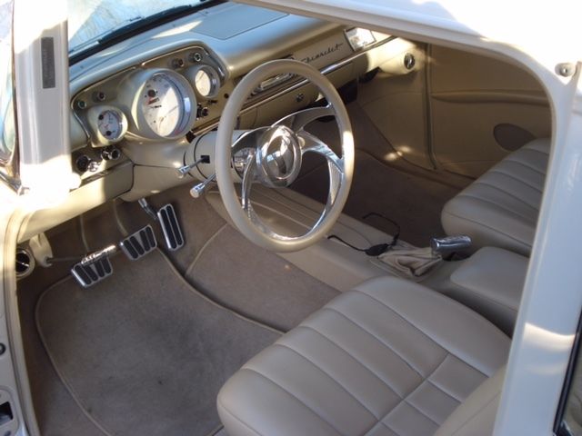 1957 Ivory Metallic Chevrolet Bel Air/150/210 Sedan