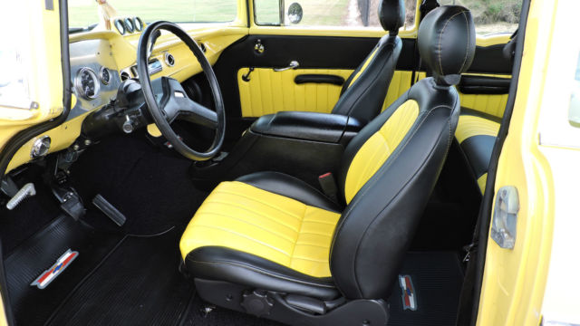 1957 YELLOW Chevrolet Bel Air/150/210 2DR SEDAN