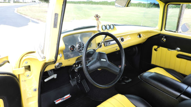 1957 YELLOW Chevrolet Bel Air/150/210 2DR SEDAN