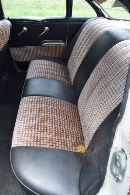 1957 White Chevrolet Bel Air/150/210 Sedan