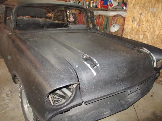 1957 Black Chevrolet 210 sedan sedan