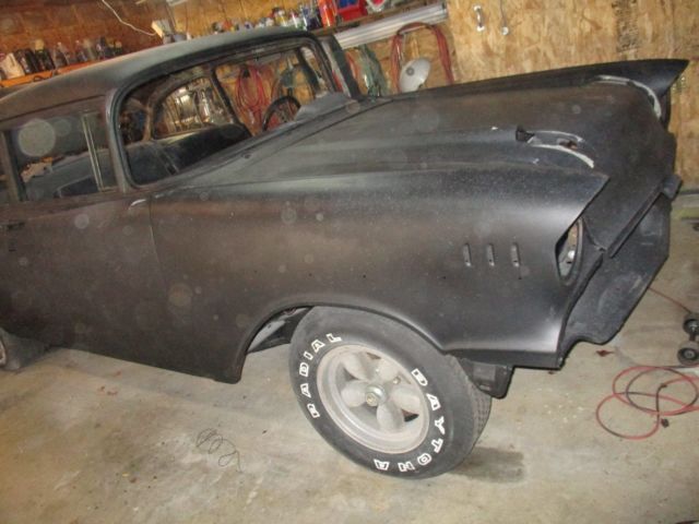 1957 Black Chevrolet 210 sedan sedan