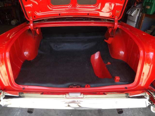 1957 Orange Chevrolet Bel Air/150/210