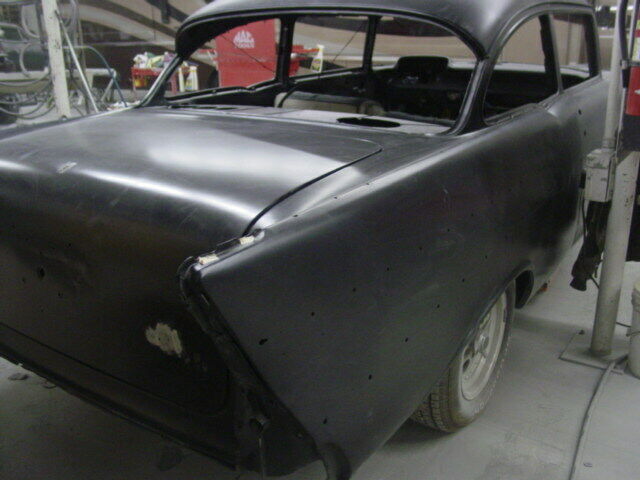 1957 Black Chevrolet Bel Air/150/210