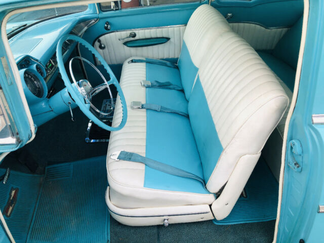 1957 Blue Chevrolet Bel Air/150/210 --