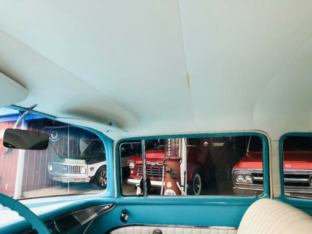 1957 Blue Chevrolet Bel Air/150/210 --