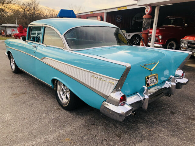 1957 Blue Chevrolet Bel Air/150/210 --