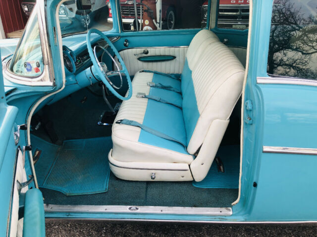 1957 Blue Chevrolet Bel Air/150/210 --