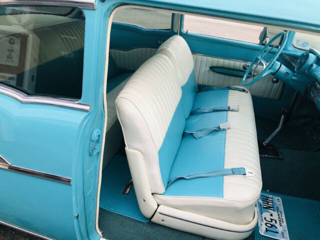 1957 Blue Chevrolet Bel Air/150/210 --