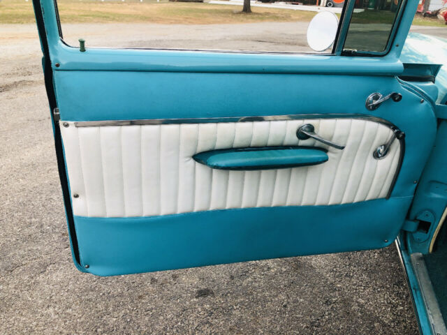 1957 Blue Chevrolet Bel Air/150/210 --