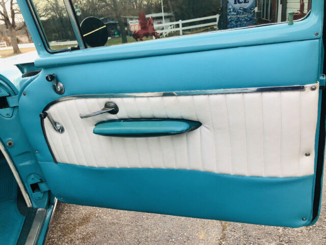 1957 Blue Chevrolet Bel Air/150/210 --